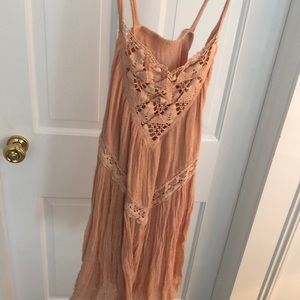 Jen’s pirate booty dress in faded pink